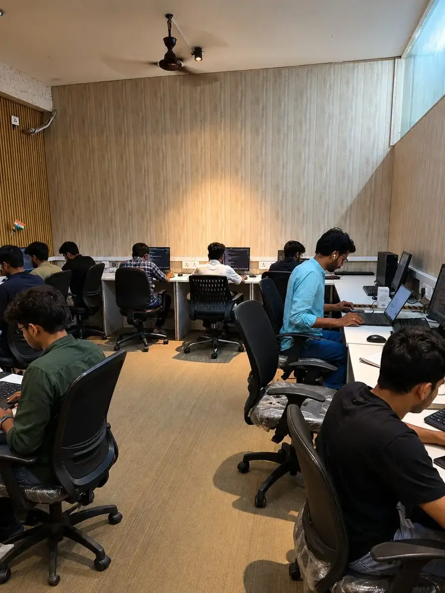 SSSAM Academy computer training classroom in Old DLF Gurugram