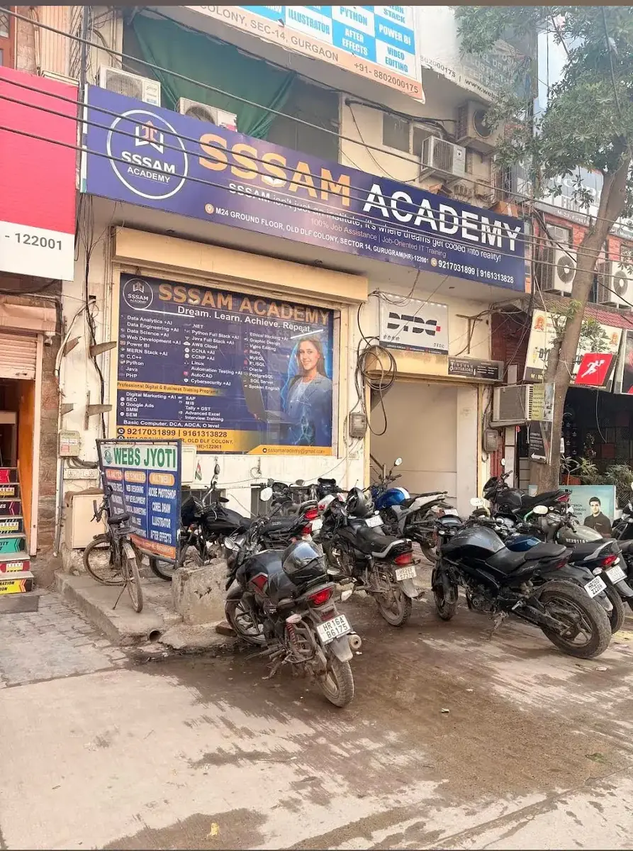 SSSAM Academy Sector 14 Gurugram Center Building Facade