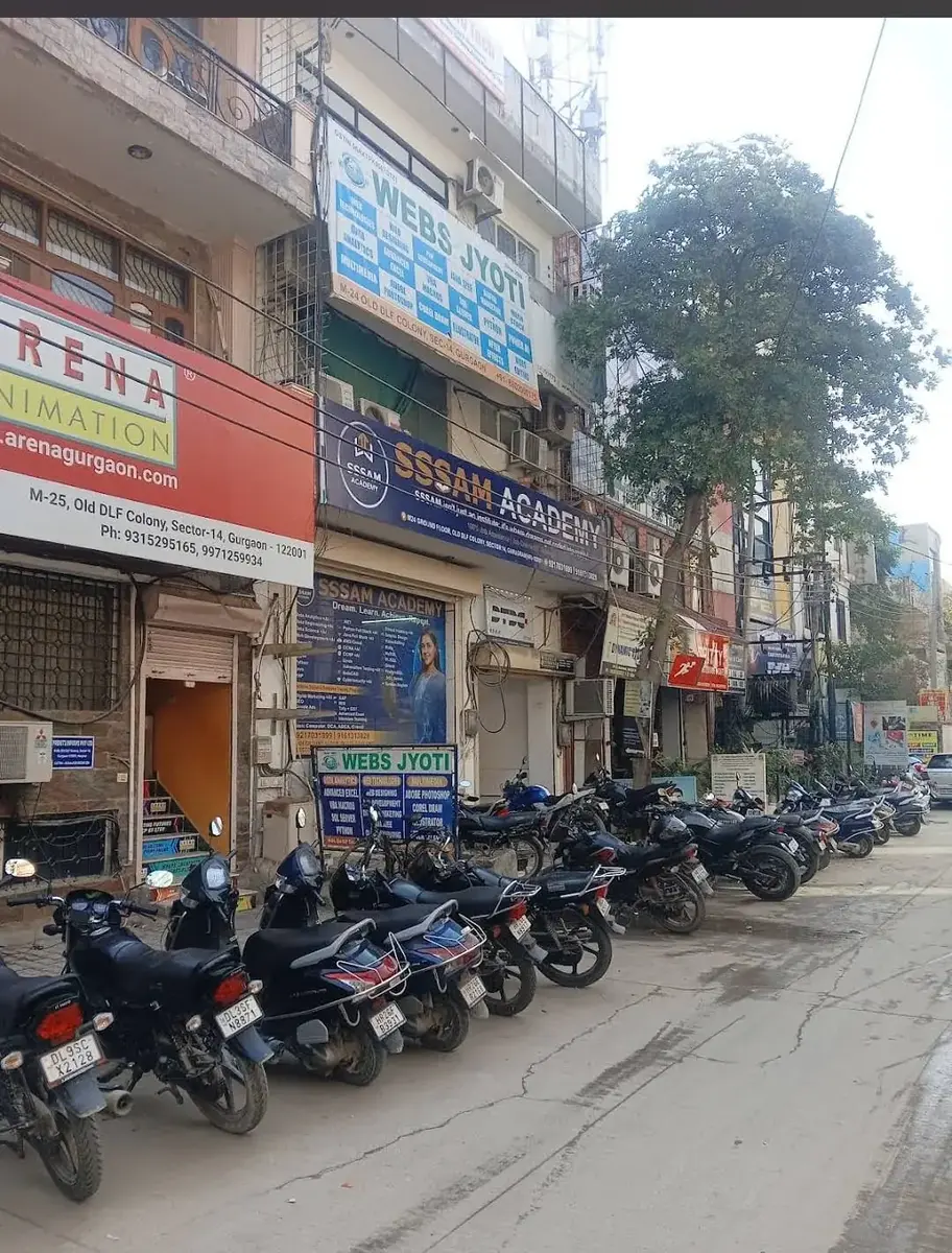 SSSAM Academy Sector 14 Street View Signboard