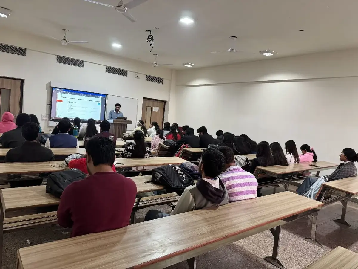 Career guidance session for college students